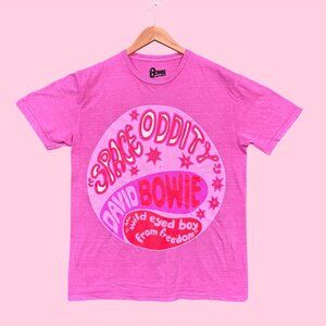 Space Oddity David Bowie Wild Eyed Boy Rock Band Tee M